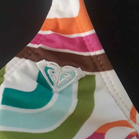 Roxy Love 70's retro halter bikini top - Picture 7 of 7